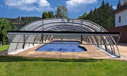 Detalj preklopnog dijela na čeonoj strani pokrivača za bazen TROPEA NEO™