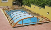 Imitacija drveta na profilima pokrivanja bazena ELEGANT NEO™