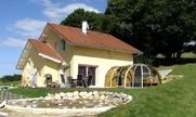 ljetne terase uz kuću sa pokrivanjem Oasis