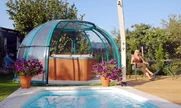 Okrugli pokrivač masažne kade SPA DOME ORLANDO od Alukova
