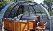 Pokrivač SPA DOME za masažnu kadu ORLANDO® u antracit izvedbi