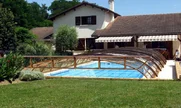 Pokrivač za bazen ELEGANT sa preklopnim dijelom u čeonom zidu