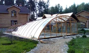 Pokrivač za bazen RAVENA sa imitacijom drveta na aluminijumskim profilima