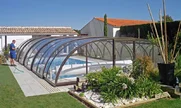 Pokrivač za bazen TROPEA NEO™ sa bronzanom bojom aluminijumskih profila