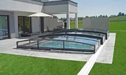 Pokrivač za bazen VIVA ™ u antracit boji aluminijumskih profila