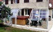 pokrivanje terase Veranda u neposrednoj blizini kuće