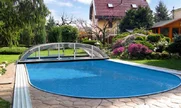 Potpuno sklopljeni pokrivač za bazen ELEGANT od ALUKOV-a