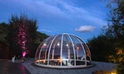 Prijatna večernja atmosfera s pokrivačem za bazen ORIENT