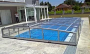 Srebrna boja aluminijumskih profila na pokrivaču za bazen VIVA ™