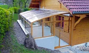 Ukusna izrada - klizni pokrivač terase CORSO Premium - imitacija drveta