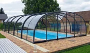 Visoki pokrivač za bazen LAGUNA NEO™ u antracit boji
