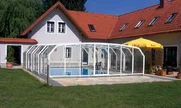Visoki pokrivač za bazene OCEANIC kroz koji se može prolaziti, od Alukova